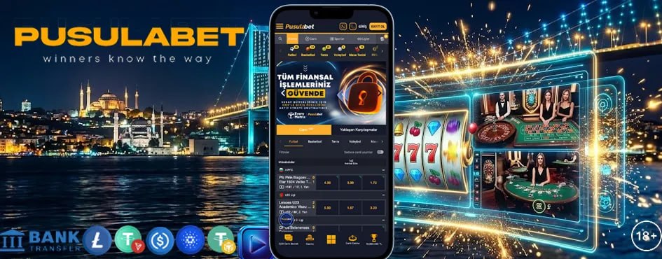 Mobil uygulama ekranı, İstanbul silüeti ve canlı casino masaları